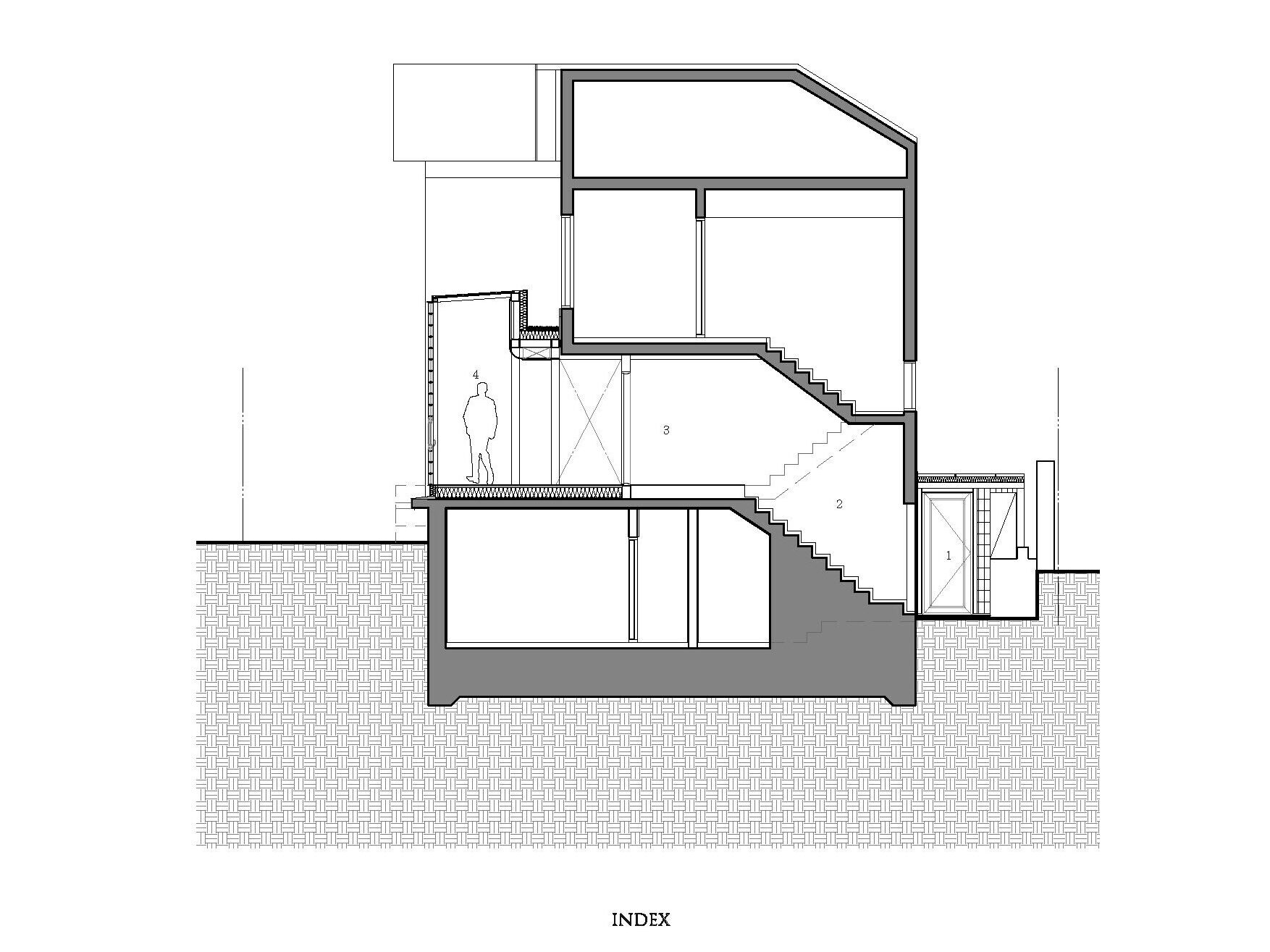 벽돌집의 투명한 변신, Mews Glass House 7 04 New section edited 2