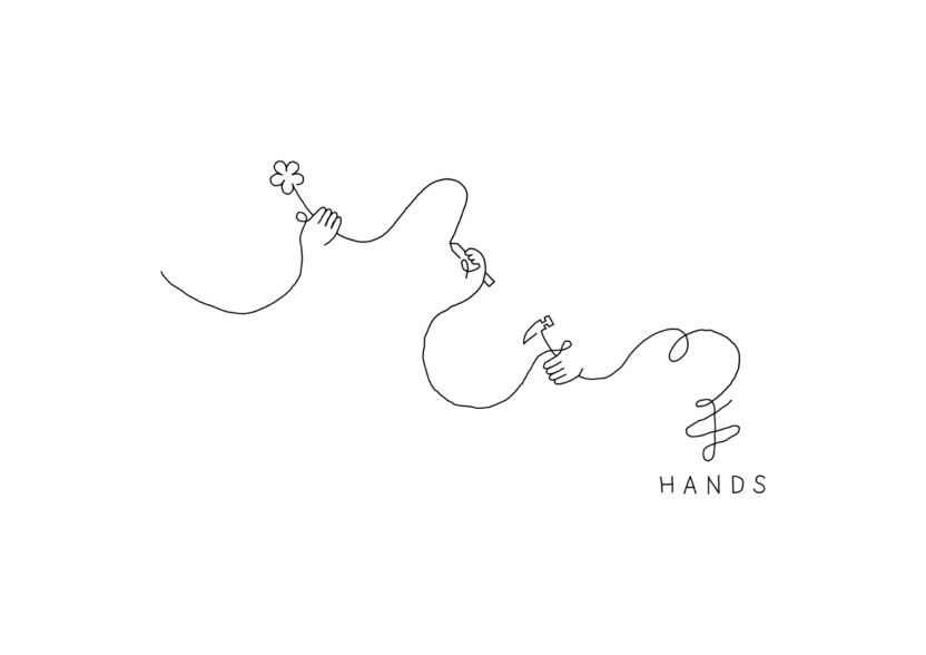 hands sketch