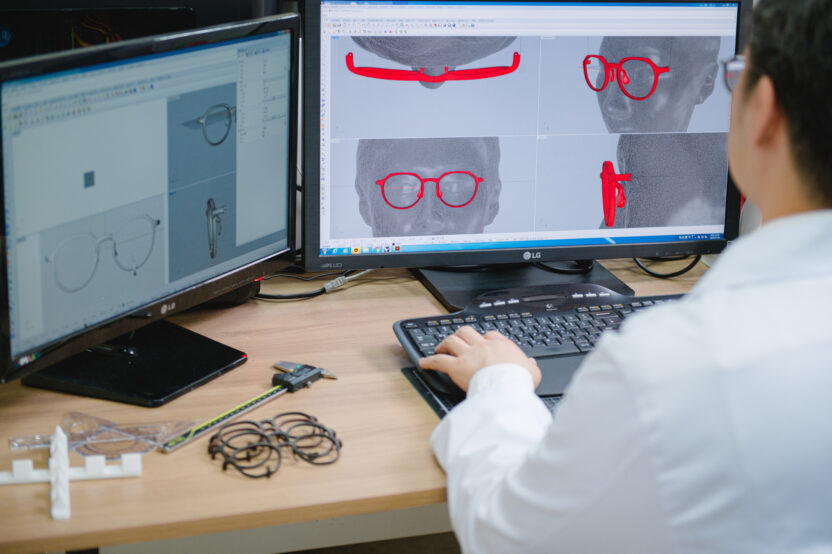 breezm 안경 제작과정 3D모델링1