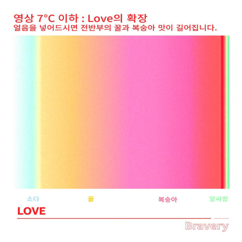 주류 회사에도 시대정신이 필요하다, 이쁜꽃 15 사랑과 용기 맛의 구조도 2