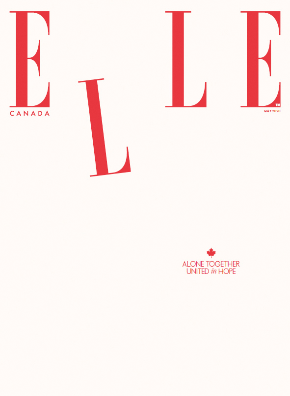 코로나 시대의 잡지 표지 7 7 7 ellecanadamay 복사