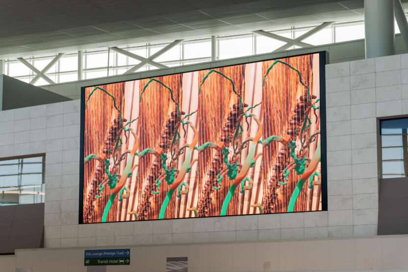 미디어 전시장이 된 인천국제공항, 〈기기 밖의 유령〉 2 전소정01
