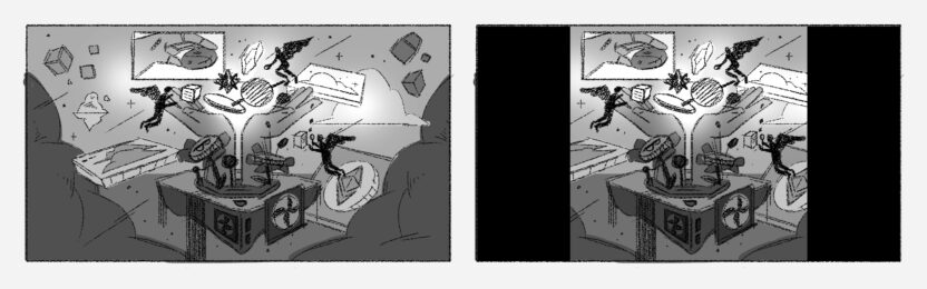 디지털 캔버스 위에 펼쳐진 초현실적 세상, 소피 리(Sofie Lee) 17 SofieLee Kraken Illo 01 Process v1