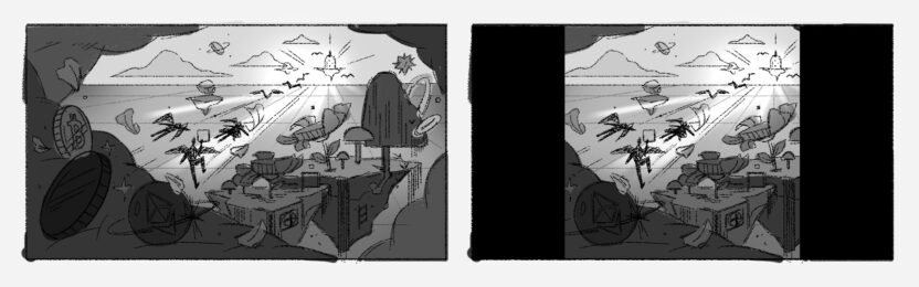 디지털 캔버스 위에 펼쳐진 초현실적 세상, 소피 리(Sofie Lee) 19 SofieLee Kraken Illo 03 Process v1