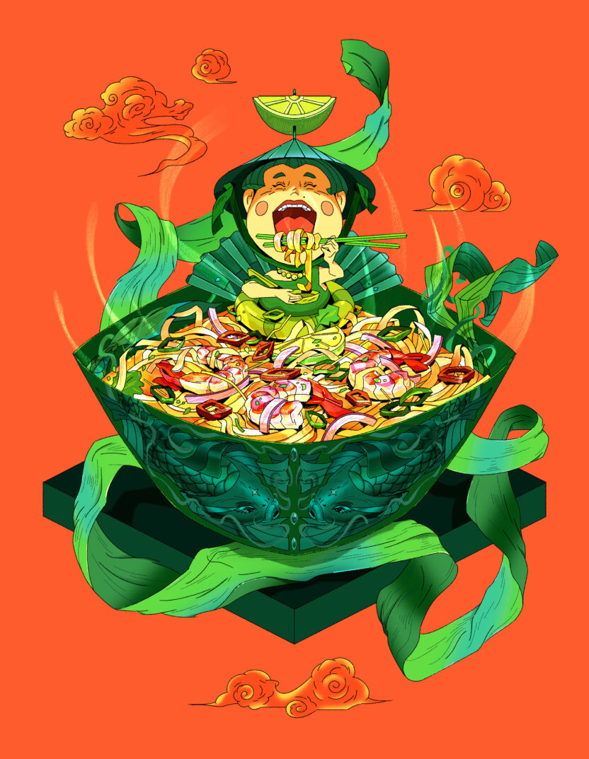 디지털 캔버스 위에 펼쳐진 초현실적 세상, 소피 리(Sofie Lee) 6 SofieLee TheAlmightyNoodle Full image v1
