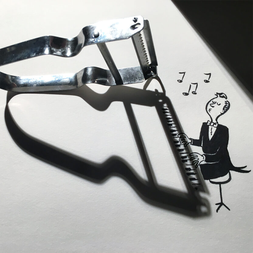 예술 작품이 된 그림자, 섀도우올로지스트 빈센트 발 5 concerto for piano peeler