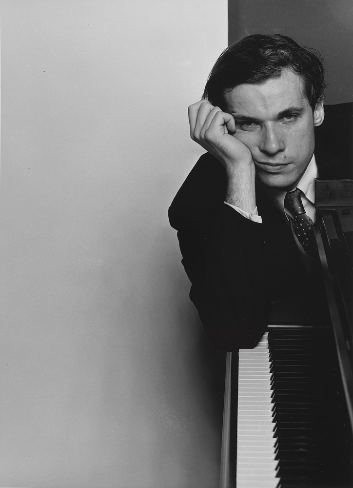 Glenn Gould in studio New York New York USA