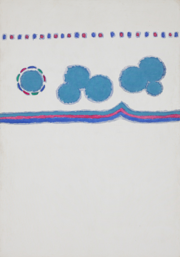 환기미술관 재개관을 기념한 특별전 4 김환기 25 Ⅲ 69 46 1969 캔버스에 유채 178x125cm Ⓒ환기재단‧환기미술관