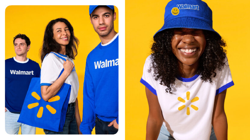 월마트 리브랜딩 프로젝트 4 people wearing walmart