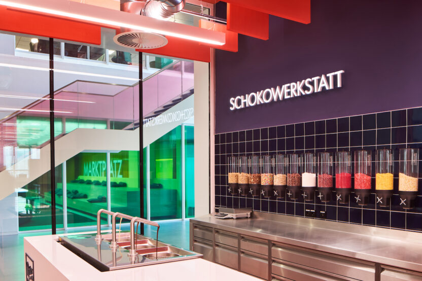 윌리웡카의 초콜릿 공장이 떠오르는 개성 있는 유럽 오피스 2 ritter sport office Ippolito Fleitz Group 4