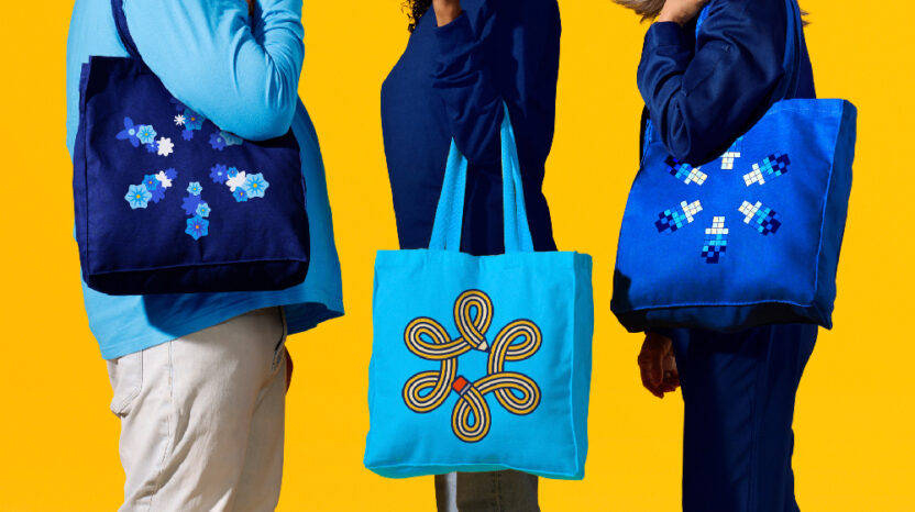 월마트 리브랜딩 프로젝트 5 spark tote bags